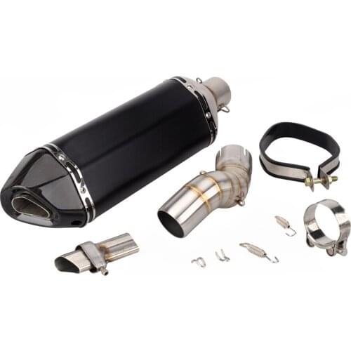 Z 900 Motorcycle For Kawasaki Z900 / A2 Slip-on Motorcycle Carbon Exhaust Pipe Muffler With Link Pipe Z900 Escape System