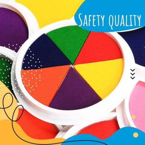 FUNNY FINGER PAINTING KIT Kids Drawing Toys Childrens Finger Ink Sponge Painting Graffiti Palm Ink Creative DIY Children Finger