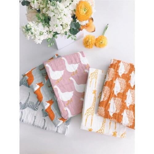 DHL 100pcs Baby Soft Organic Cotton Baby Blanket Swaddle Wrap Feeding Burp Cloth Towel Scarf Baby Stuff