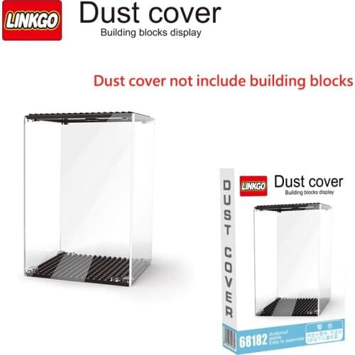 138MM Acrylic Transparent Display Box Miniature Building Block Dust Cover Suitable For Mini Brick Blocks