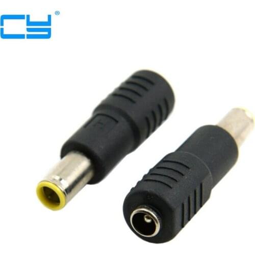 5pcs DC Power 5.5*2.1mm Jack to Lenovo DC 7.4*5.0mm Plug Charge Convertor Adapter For Lenovo IBM ThinkPad Laptop