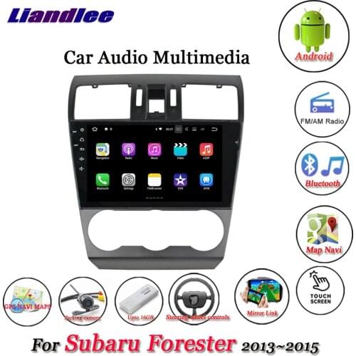 Car Android Multimedia GPS Navigation System For Subaru Forester 2013 2014 2015 Stereo Radio Screen DVR Driving Video Recorder