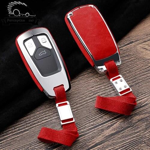 Zinc alloy Car Key Cover Case For Audi A4 A5 S4 S5 B9 8W Q7 4M Q5 TT TTS RS Coupe Roadster Smart Remote Fob Key Case Shell