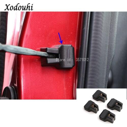 For Mazda CX-5 CX5 2013 2014 2015 2016 car cover anti rust water proof Door lock key keys Plastic buckle Limit device trim 4pcs