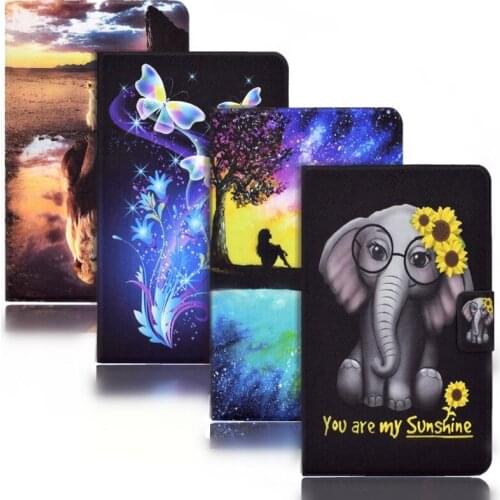 For Samsung Galaxy Tab A7 Lite Case SM-T220 SM-T225 8.7 Inch Cartoon Leather Cover for Samsung Tab A7 Lite Tablet Cover Cases