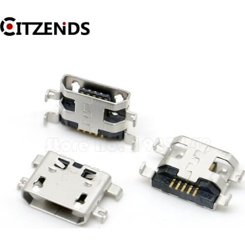 10Pcs Micro USB 5pin B Type Female Connector For Mobile Phone Micro USB Jack Connector 5 pin Charging Socket Sell At A Loss