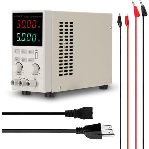 HANDSKIT DP306S Direct Current Stabilized Powersupply Four Digital LED Voltage Current Display OVP OCP OTP Function