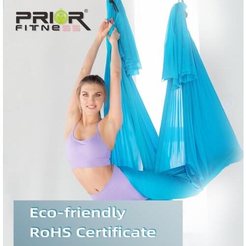 Indoor 5*2.8M Fly Yoga Hammock fabric Non-slip Anti Gravity Yoga Swing Aerial Inversion Air Yoga Swing Home Exercise Equipment