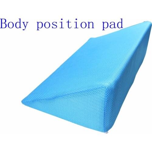 Medical paralyzed patients with high-density foam triangle pad turned Breathable care Turn over side body position cushion