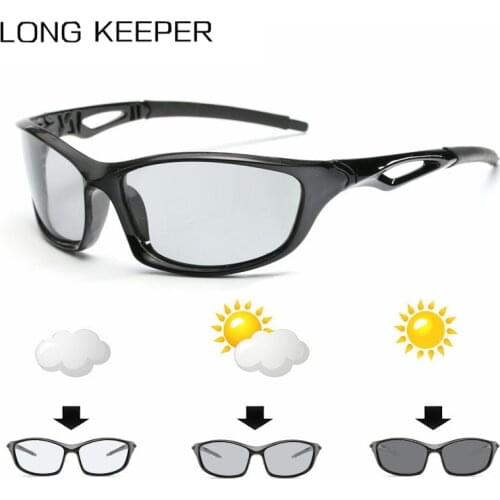 2020 Mens Photochromic Polarized Sunglasses Anti-UV Camo Driving Eyewears for Men Women Driver UV400 Chameleon Sun Glasses Male