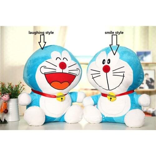 Stuffed plush toy lovely smile lauging Doraemon plush toy soft doll throw pillow Christmas gift h0381