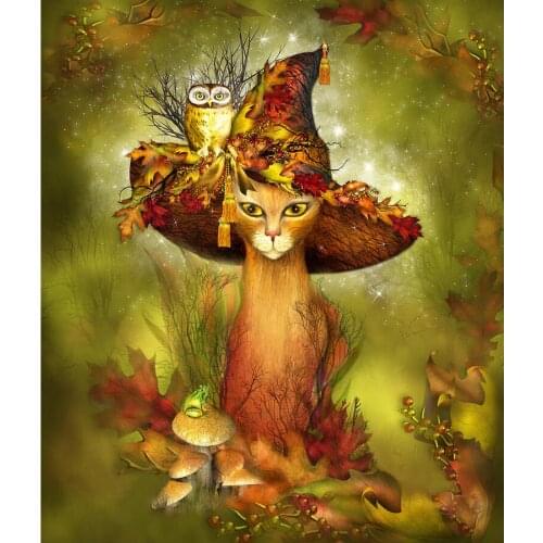5D DIY Diamond Painting Cross Stitch kits Animal owl fox Diamond Embroidery Square Drill Mosaic Patterns Needlework