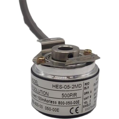 New NEMICON Encoder HES-02-2MD 6MM 8MM Hollow Shaft 2500PPR 1024PPR 1000PPR 360PPR Incremental Rotary Encoder