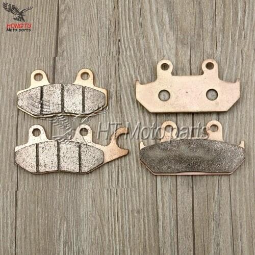 Single Rotor metal sintering brake pads For Suzuki AN 250 Skywave 2007-2008 AN400 Burgman Non ABS 2007-2015 AN 400 ABS 2009-2019