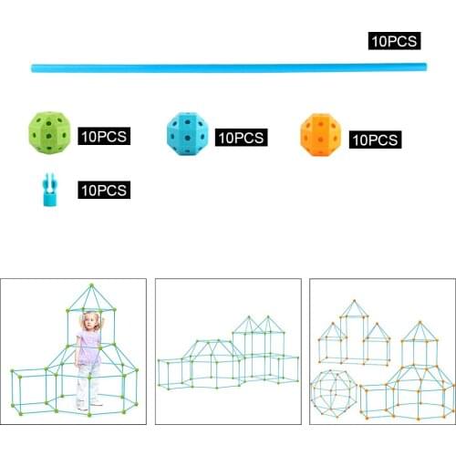 Plastic Kid Children Tent Building Accessory Indoor and Outdoor Game Kid Toy