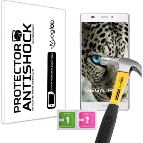 Protector de Pantalla Anti-Shock Anti-Golpe Anti-arañazos Compatible con Pantech Vega Iron 2