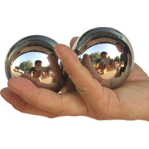 304 stainless steel baoding balls single ball pure solid fitness handball decompression health rehabilitation massage ball 1pc