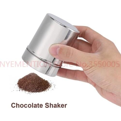 Stainless Steel Powder Mesh Flour Sifter Chocolate Shaker Cocoa Coffee Sugar Powder Shaker Spice Dispenser Kitchen 10pcs