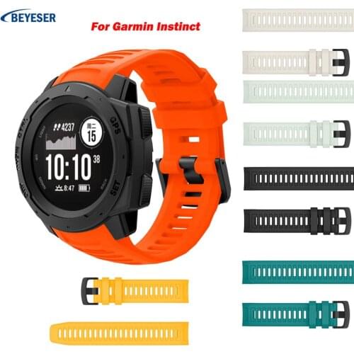 Sport Silicone Band for Garmin Instinct Smart Watch Strap Replacement Wristband Colorful Bracelet for Garmin Instinct Correa