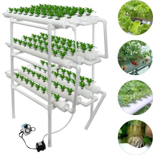 Hydroponic growth System Soilless culture equipment family balcony pipe type vegetable planter automatic hydroponic Flower stand