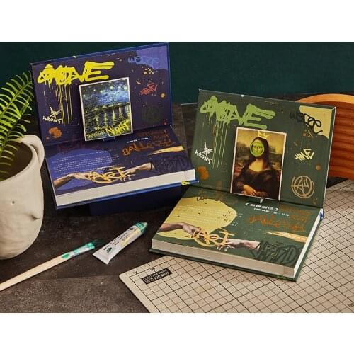 Student Diary Notebook Street Art For Personality Gift Stationery Office