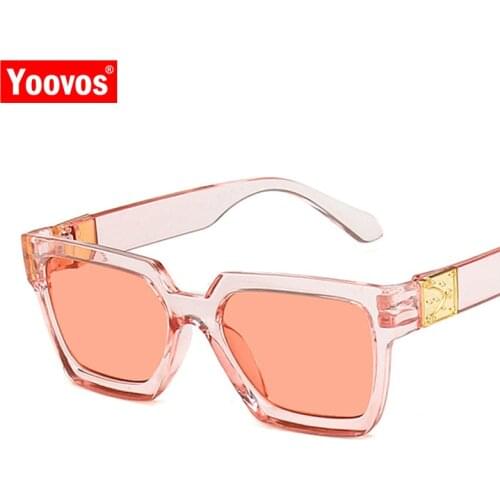 Yoovos 2021 Sunglasses Children Classic Square Sunglasses Child Vintage Brand Designer Sun Glasses For Boy/Girl Retro Goggles