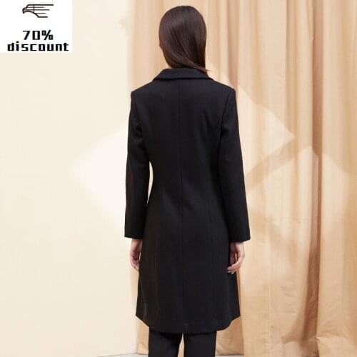 Real Wool Coat 2020 Autumn Winter Jacket Women Coats and Jackes Women Korean Long Jacket Casaco Feminino MY4085