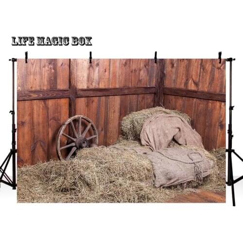 LIFE MAGIC BOX Barn Board Library Children Christmas Tree Wallpaper Wood Panel Backdrop Floor-623