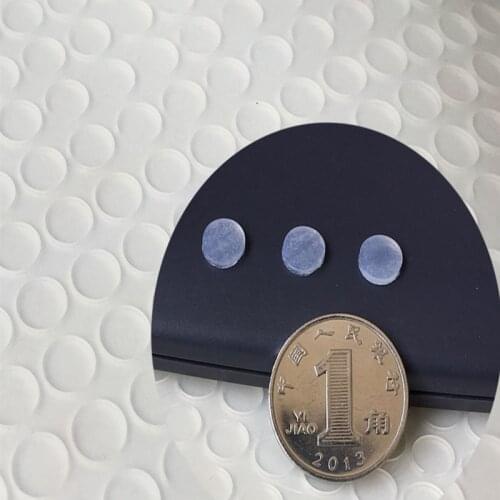 108pcs 6mm x 1mm clear black anti slip silicone rubber plastic bumper damper shock absorber 3M self-adhesive silicone feet pads