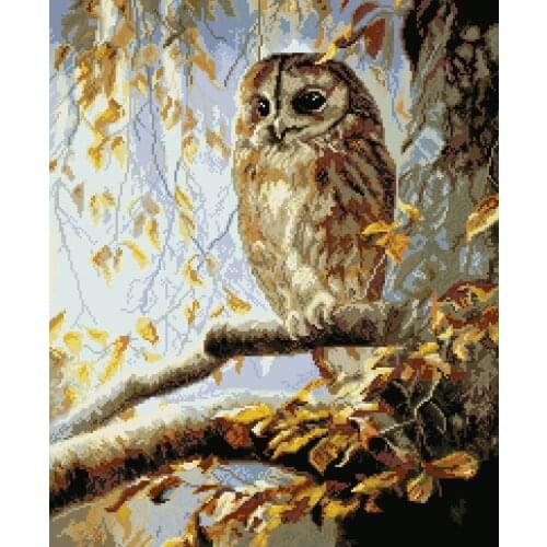5D Woods owl Big tree spuare&round 5d diamond embroidery mosaic diamond cross stitch Needlework Rhinestones diamond painting