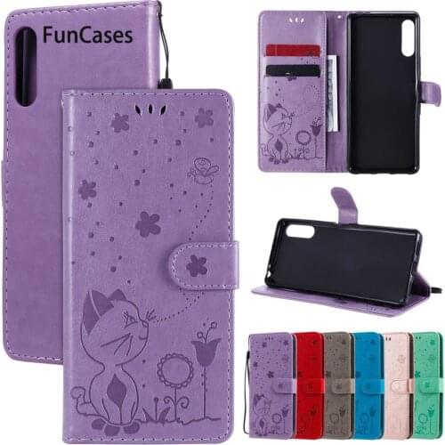 3D Embossing Cases Unicorn For coque Sony L4 Matte PU Leather Flip Book Phone Shell sFor Xperia Sony L4 cover Portable Protect