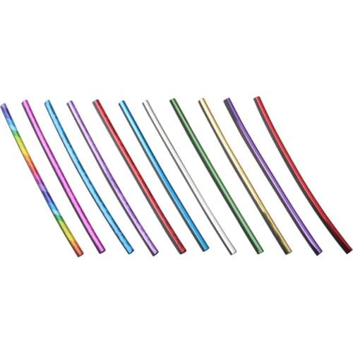 10PCs Car Air-conditioning Air Outlet Decorative Strip Clip Strip Modified Interior Decoration U-shaped Electroplating Universal