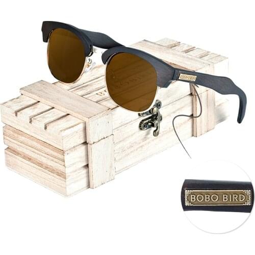 BOBO BIRD Wooden Men Sunglasses Women очки солнцезащ Retro Polarized Sun Glasses Female Male DrivingSummer Eyewear Dropshipping