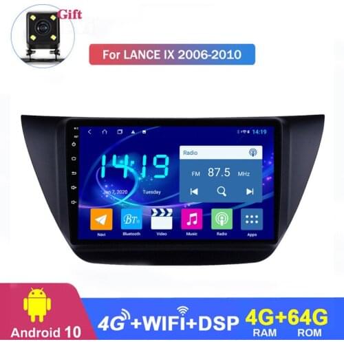 For Mitsubishi Lance IX 2006 2007 2008 2009 2010 GPS Navigation System Stereo Audio Radio BT WIFI Built-in CarPlay and dsp