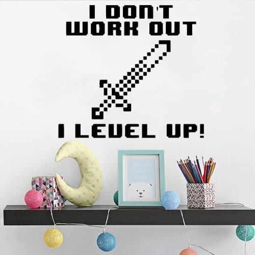 Hot i leuel up Home Decorations Pvc Decal Living Room Bedroom Wall Decal Home Decor