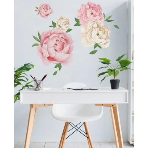 Наклейки цветы на стену Lisadecor China At AliExpress