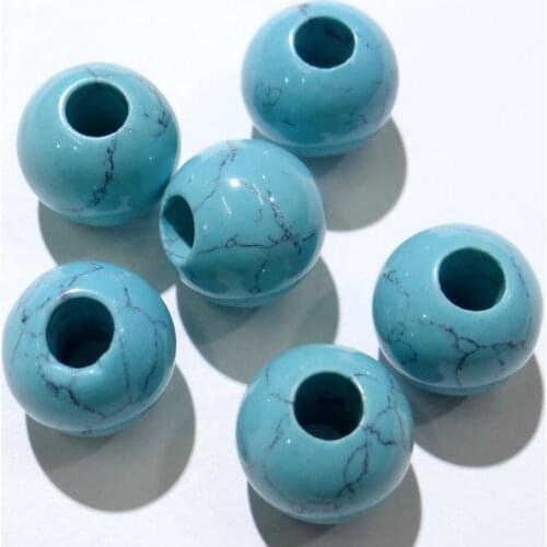 10*12MM Natural Stone 24pc Quartz Crystal round shape big hole Beads pendant for diy Jewelry making necklace earrings Bracelets