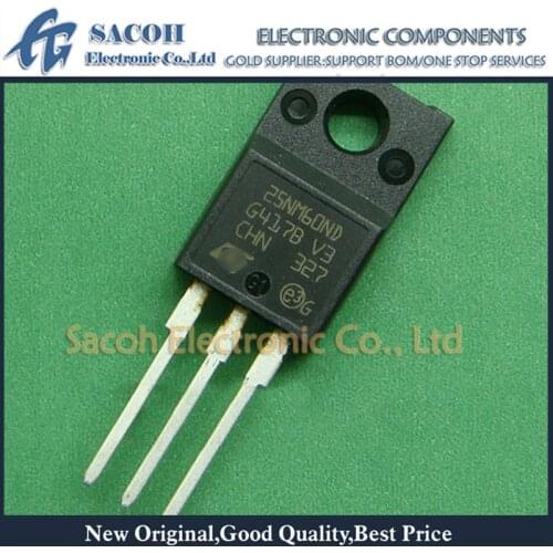 New Original 10PCS/Lot STF25NM60ND 25NM60ND STF25NM60 or STF25NM60N F25NM60N 25NM60N 25NM60 TO-220F 25A 600V Power MOSFET