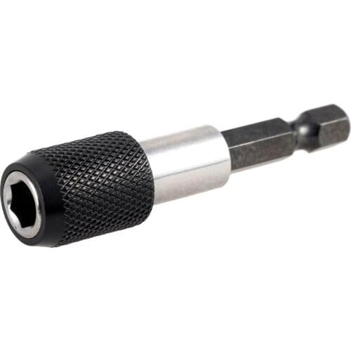 Oauee 1/4 Inch Hex Shank Quick Release Screwdriver Magnetic Bit Holder With Adjustable Collar Extension Bar 60mm #W5