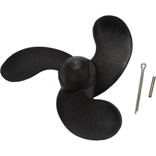 3 Black Leaves Marine Outboard Propeller for Mercury/Nissan/Tohatsu 3.5/2.5HP 47.05mm(Diameter) x 78.05mm(Pitch)