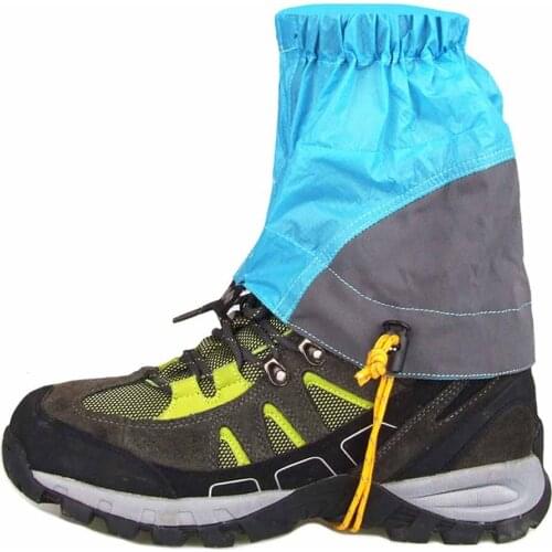 Snow Leg Gaiters Outdoor Silicon Coated Nylon Waterproof Ultralight Gaiters Leg Protection Guard Hiking Climbing Trekking