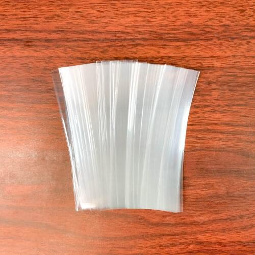 SUB27110 Small Size Clear Sublimation Shrink Film Heat Transfer Printing Wrap Sleeve for Keychain Blanks