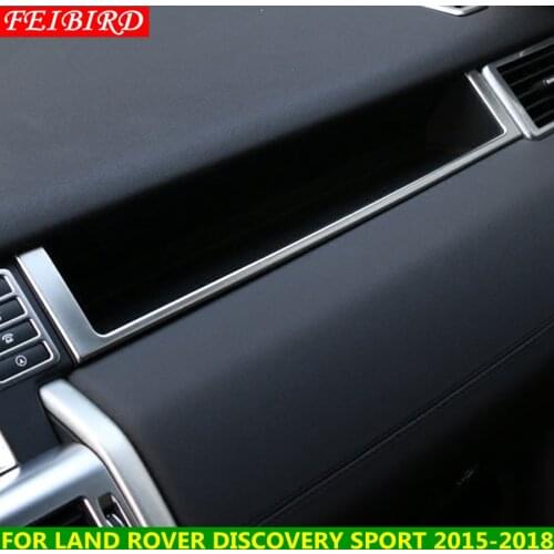 ABS Chrome Console Control U Decoration Frame Interior Trim 1 Piece For Land Rover Discovery Sport 2015 2016 2017 2018 2019