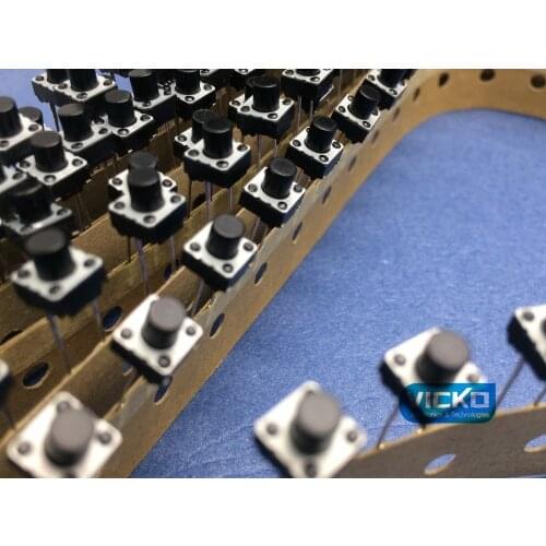 [VK] ORIGINAL JAPAN EVQ21307K high temperature long life touch switch button switch 6*6*7MM 6*6*7 6x6x7 2 feet