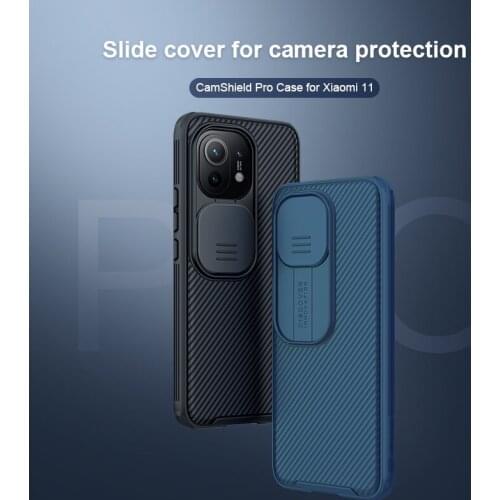 For Xiaomi mi 11 Camera protection case Nillkin Slide Lens Protect Protection case For xiaomi mi11 case mi 11