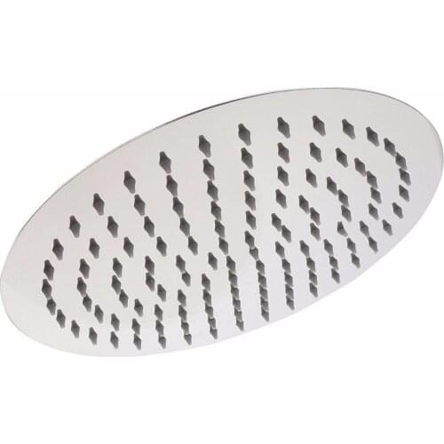 10 inch large brushed nickel round rain shower top sprayer