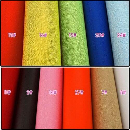 10 yards roll Color edge fine cross grain PVC artificial leather Luggage sofa car decoration interior leather fabric