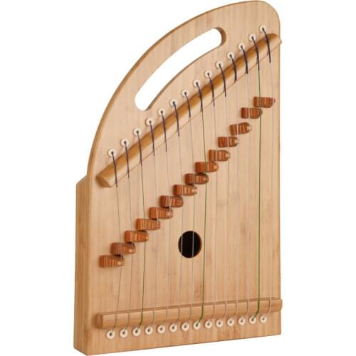 14-String Portable Mini Guzheng Finger Trainer for Beginners to practice Guzheng Zither Bamboo material