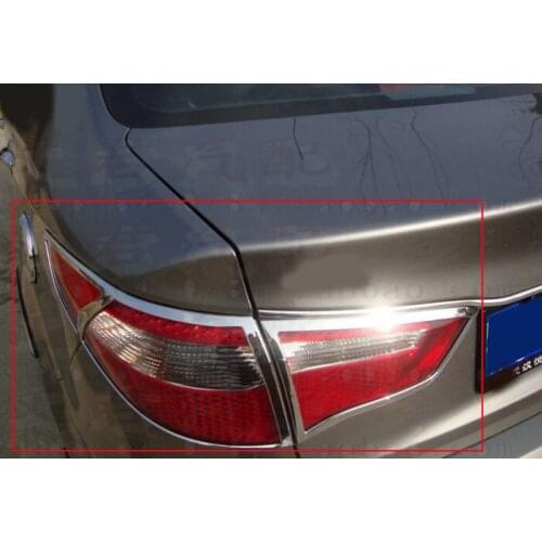 2011-2012 For Kia Rio/K2 4dr ABS Chrome After headlight Lamp Cover