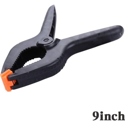 9inch A-shape Plastic Nylon Toggle Clamps For Woodworking Spring Clip Photo Studio Background Clamp DIY Hand Tools